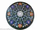 12" Marble Coffee side TableTop Marble Pietra dura​ Inaly Home Decor