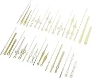 KONTONTY 12 Set Gold Clock Hands for Wall Clocks DIY Quartz Movement Replacement Kit Short Hands Unique and Stylish Home Decor