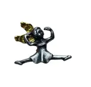 Dancing Ballet Angel 1 x 1 inch Hat or Lapel Pin Bing F7D15C