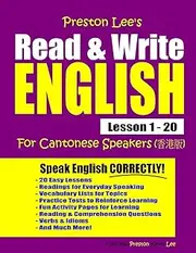 Preston Lee's Read & Write English Lesson 1 - 20 For Cantonese Speakers