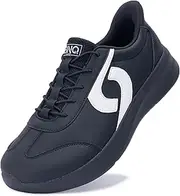 [MEHOTO] Mens Wide Toe Box Shoes Walking Arch Support Sneakers Comfortable Tennis Slip On Casual Shoes for Swelling Bunion Plantar Fasciitis US 7-12