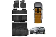 Floor Mats Boot Liner for BYD SEALION 6 SEALION6 2024-2025 Car Trunk Back Seat Protector Kick Mats Cover