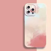 Watercolor Painting Case for iPhone 11 12 13 14 Pro Max Mini XR XS X 7 8 Plus SE 2020 Rainbow Shockproof Soft TPU Silicone Cover,5,for iPhone 11 ProMax
