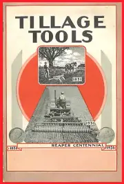 IH McCormick-Deering Tillage Tools Brochure Disks Harrows Cultivators '31