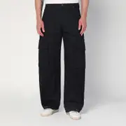 [Golden Goose] Black cargo pants in cotton blend 52 IT Black