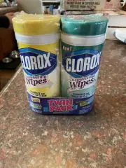 Vintage 1999 2-PACK Clorox All-Purpose Cleaning Wipes Simply Lemon Still Sealed