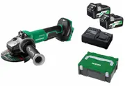 HiKOKI G3613DVF(HRZ) - 36V Brushless 125mm Angle Grinder with Paddle Switch Kit (2 x 5.0/2.5Ah)