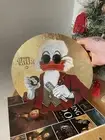 “Scrooge McDuck. ” Acrylic painting on round canvas 30x30 cm, signet by Ana HJ27