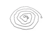 Solid 925 Sterling Silver Ball Chain 40cm
