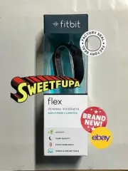 Fitbit Flex Wireless Activity Tracker Black FB401BK S/L Band Sealed New *Read