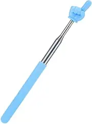Retractable Teacher Pointer for Classroom Kids Reading, Extendable Pointing Point Poi Pen, Collapsible Finger Stick, Reading