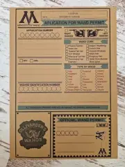 Permission to use a magic wand, School of Wizards