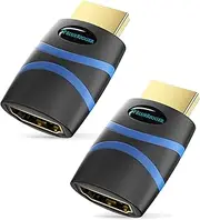 HDMI CEC Less Adapter (4K UHD, ARC, Ethernet, Male to Female CEC Blocker) - Compatible with HDTV, TV Stick, Chromecast, Nintendo Switch, Xbox, PS5, PC, Soundbar - 2 Pack