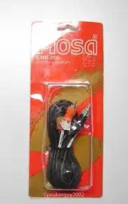 Hosa 6' Y-Cable / 3.5mm - RCA / CMR-206 -- CBL8