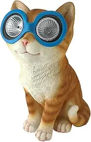 Design Toscano Bright Eyes Solar Cat Garden Statue
