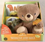 Hallmark Interactive Story Buddy - MASON Read Along Bear - Book & CD NEW FRIENDS