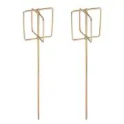 2pcs Paint Mixer for Drill, Paint Stirrer Drill Attachment Mud Mixing Paddle