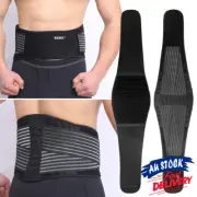 Posture Waist Trimmer Lumbar Lower Support Belt Pain Relief Back Brace Strap