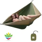 Hammock Bliss Double - Extra Large Portable Camping Hammock - 250 cm Rope P/Side