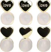 Veekyvicky Silicone Earring Backs for Droopy Ears, Rubber Earring Lifter for Heavy Studs, Earing Backs Replacement Gold 3 Pack