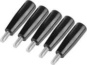 Pack of 5 M6 * 50 Thread Milling Machine Replacement Accessory Revolving Bakelite Handle