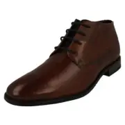 Mens Bugatti 311-AFY30-4100 Formal Lace Up Ankle Boots