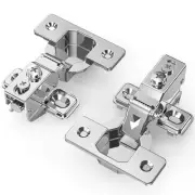 20 Pack 1/2" Overlay Soft Close Face Frame ＆ Frameless Hinges, Stainless Stee...