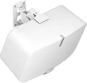 Heavy Duty Speaker Wall Mount for Sonos 5 & Play 5 - Tilt & Swivel Adjustable Mount for Sonos Five and Play 5 Gen 2, White