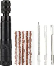 Tyre Patch Kit, Tyre Plug Repair Kit, Effective Motorcycle Tyre Plug Set, Tyre Patch Set, Versatile Tyre Repair Kit, Tyre Patch Tools for Bicycles and