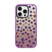 iPhone 16 Pro Impact Case MagSafe Compatible BUTTERFLY DAISY