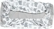 Abaodam Changing Pad Cover Tables Diaper Liners Girl Bassinet Cartoon Changing Table Pads Elastic Tablecloth Stretchy Changing Table Cover Wipeable Bassinets Knitted Fabric Grey