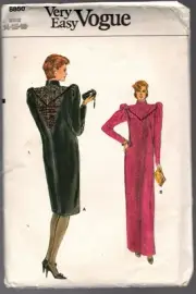 Vogue Pattern 8850 Ladies Dress Size 14, 16, 18