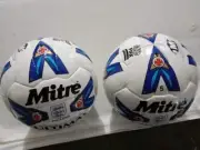Mitre Ultimax Premier League Mach Ball FA 1998-2000 Football size 5 2pcs