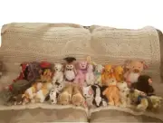 TY Beanie Babies Lot Swing Tush Tags attached 1995-2004 Pluffie Attic Collection