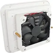 ZFGVGNMTYA 12V Mute Fridge Vent with Fan for RV Trailer Caravan Side Air Strong Wind Exhaust Car Styling Camper Fans and Kits
