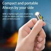 Type-C LED Multifunctional Strong Light Pocket Keychain Flashlight Outdoor