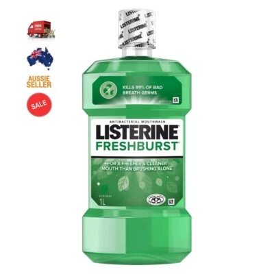 Listerine FreshBurst Mouthwash 1L Antibacterial from 14years Melbourne ebayer