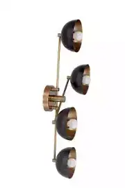 Art Deco 4 Armed Wall Light Modern Brushed Brass Sputnik chandelier light