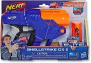 NERF N-STRIKE ELITE SHELLSTRIKE DS-6 - 3 Strike Shell Blast Outdoor Games HASBRO