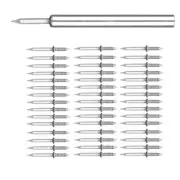100pcs Sheep Horn Nails Cement Nails with Sleeve for Baseboard Mounting Durable
