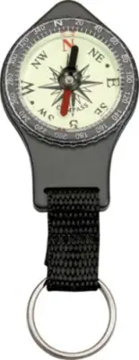 Explorer Compass New Keyring Compass R0106 BLACK