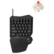 Lemokey X0 QMK Wired Mechanical Gamepad Red Linear Switch