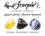 Scorpio Crystals ~ Protect, Enhance And Heal Scorpio Energy
