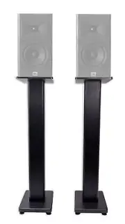 Pair 28" Bookshelf Speaker Stands For JBL Arena 120 Bookshelf Speakers