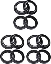 41x54x11 Motorcycle Front Fork Damper Oil Seal & 41 54 Dust Seal Lip For F650 G650 GS G650GS K75 R80R R100R K1200S K1200 S(6pcs seal 6pcs cover)