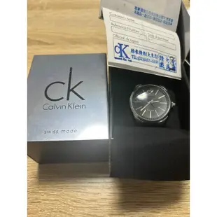 CK Calvin klein K22411 二手 男錶 石英錶 指針 電子錶手錶