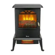 HT1108 1500w Electric Fireplace Infrared Heater, Freestanding Fireplace Stove