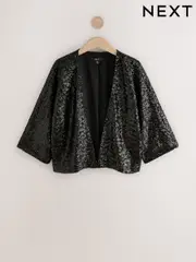 Black Sequin Jacket (F33015) | $75