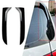 Black Rear Window Spoiler Side Wing Cover Trim For Volkswagen Tiguan MK1 2007-16 (for: Volkswagen)
