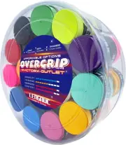 Tacky Overgrips for Tennis/Badminton/Pickleball – Anti-Slip, Absorbent, Colorful